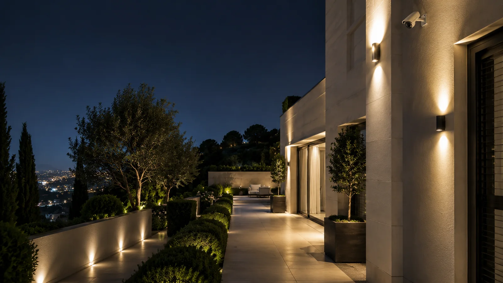 Protezione esterna per villa e residenza privata a Roma