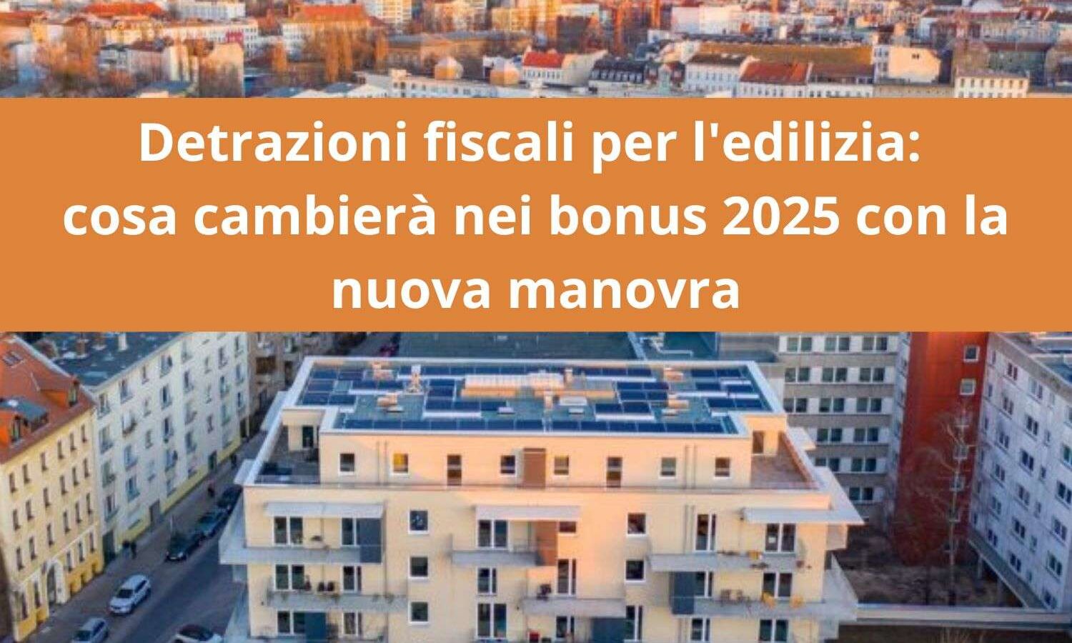 Detrazioni fiscali 2025