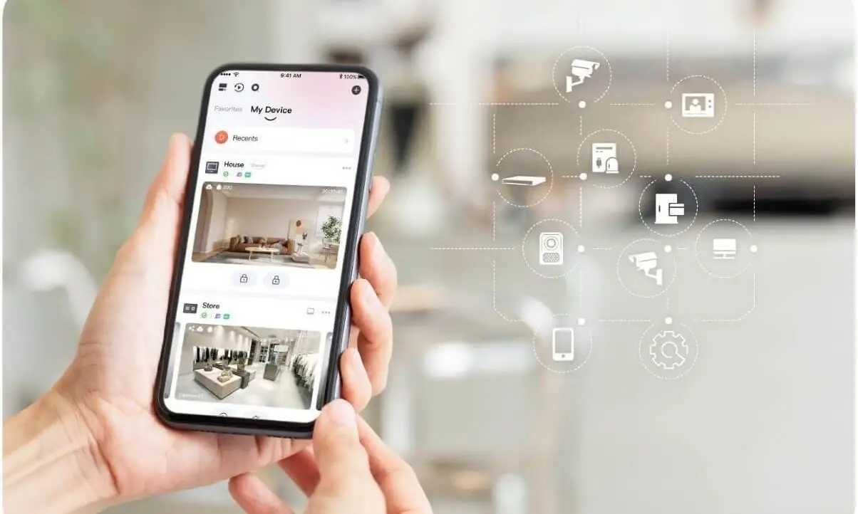 Hik-Connect app per smartphone